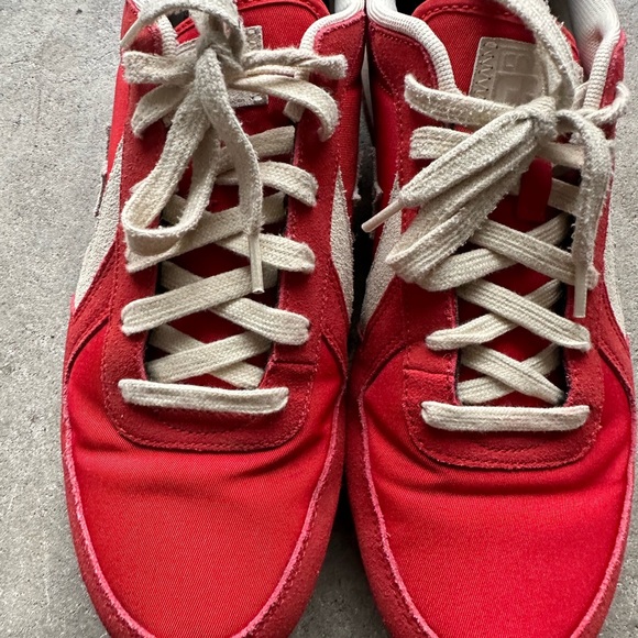 CONVERSE rare red retro lace up sneaker mens 10 - Picture 4 of 12